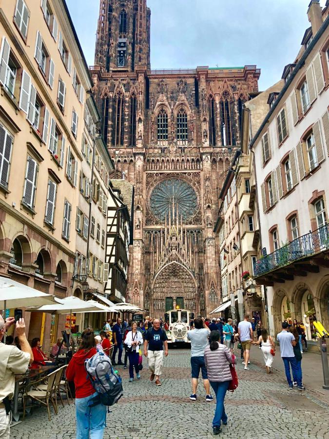Apartamento Cosy & Quiet Flat In Historical Lively Center Of Estrasburgo Exterior foto
