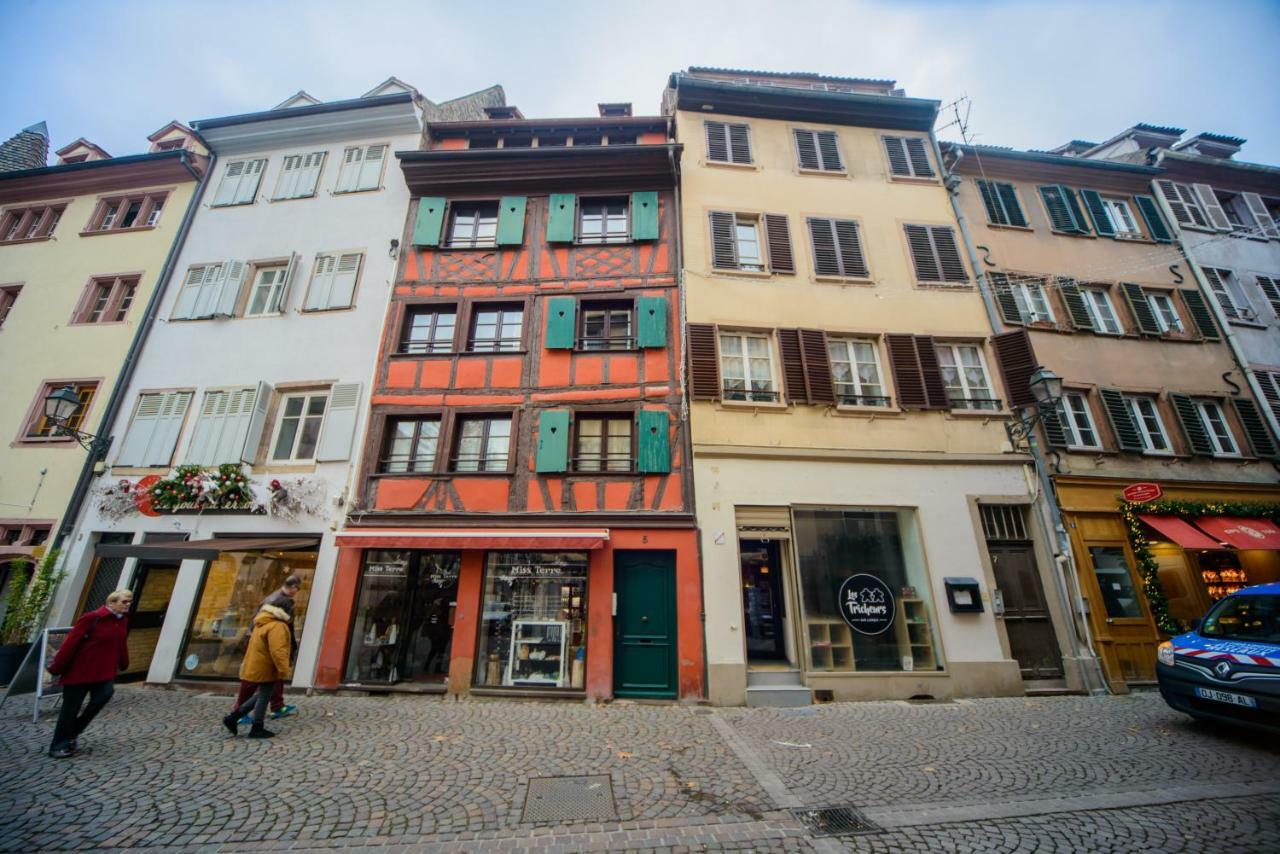 Apartamento Cosy & Quiet Flat In Historical Lively Center Of Estrasburgo Exterior foto